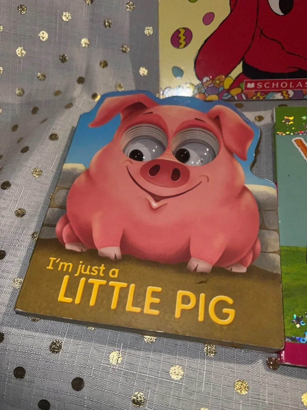 Scholastic Clifford's Happy Easter Board Book - Yellow & Red